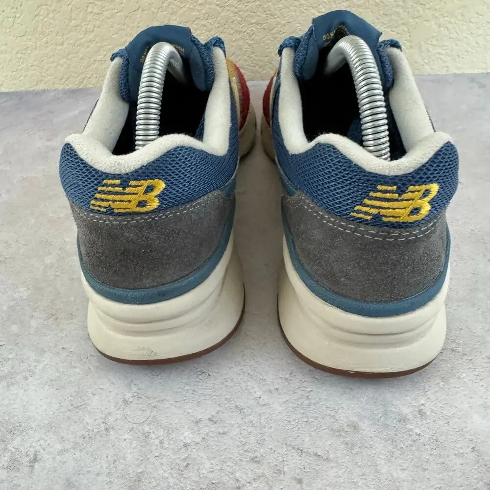 New Balance 997H CM997HVT Men's Size 9 Workwear Blue Tan Red Athletic Shoes